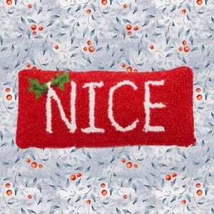 Dolls Kill NICE Christmas Wool Pillow Brand NEW🎄